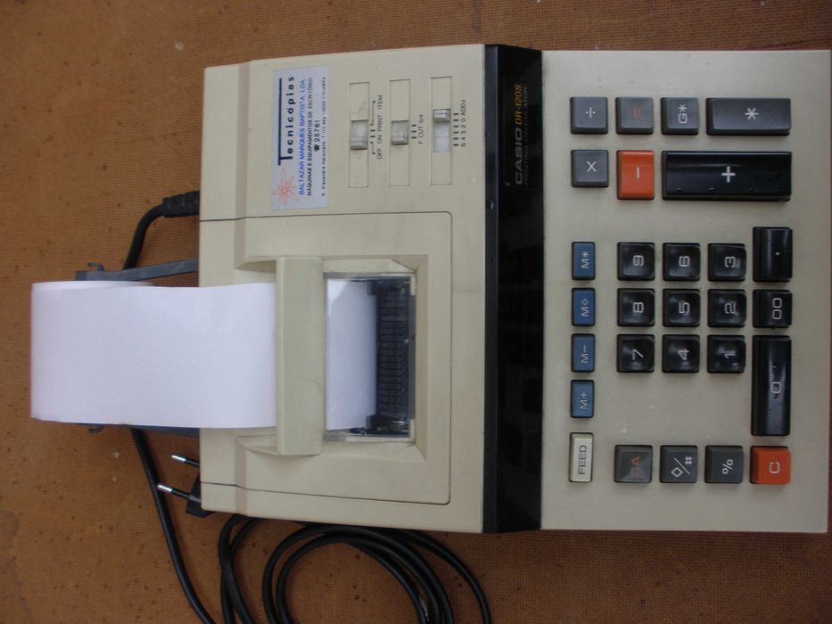 Calculadora de rolo Casio +oferta