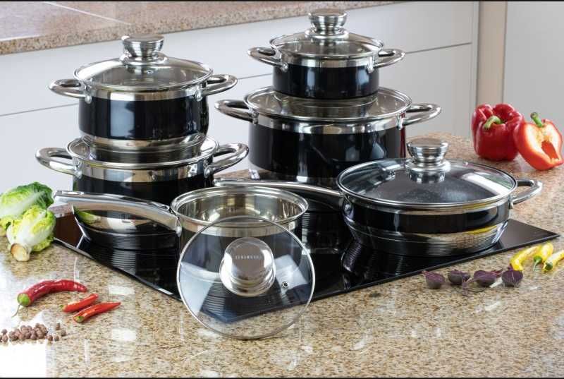 Набор антипригарных кастрюль. Сковорода. Набор посуды. Германия.