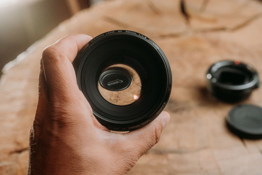 Canon EF 50 1.2L USM C/Adaptador Autofoco para Sony