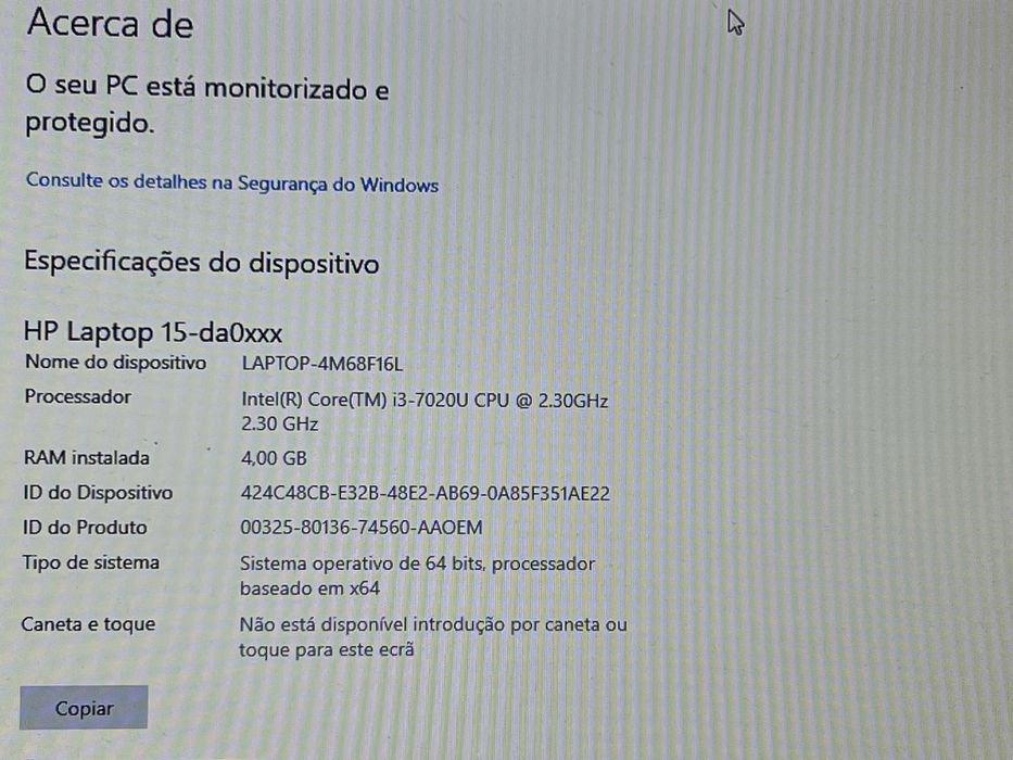 Computador HP Laptop