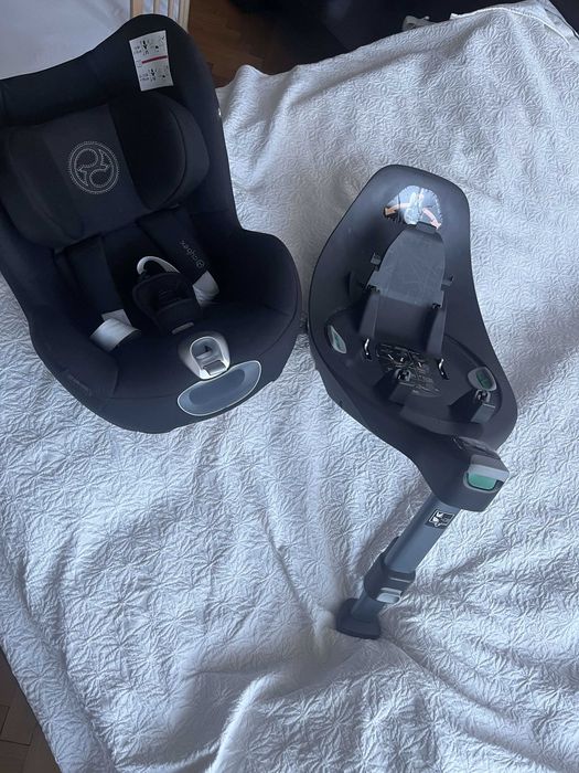 Cybex Sirona Z2 i-Size Deep Black + baza Z2 (ISOFIX) – fotelik 0–18 kg