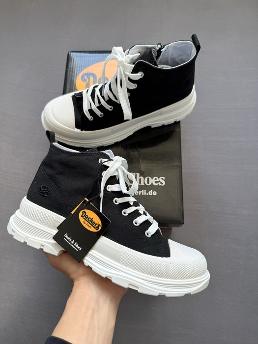 Dockers By Gerli Damskie trampki z skory Nowe z metka. na platformie 39