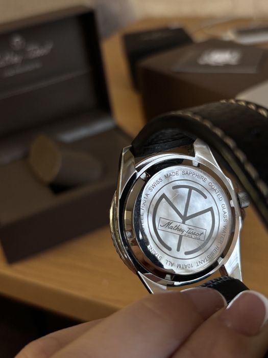 Швейцарський чоловічий годинник Mathey Tissot 1886