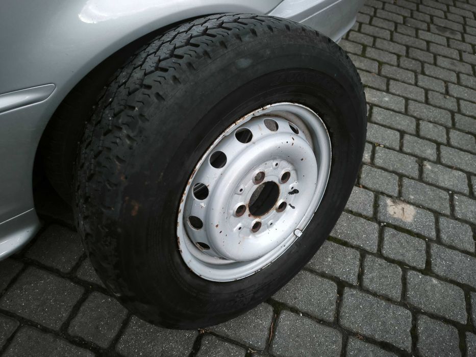 KOŁO DOJAZDOWE / ZAPASÓWKA PEŁNOWYMIAROWA / FELGA + OPONA DUNLOP 225/70-15 cali 5x130mm do Mercedes Sprinter 903 / VW Volkswagen LT Stan bardzo dobry!