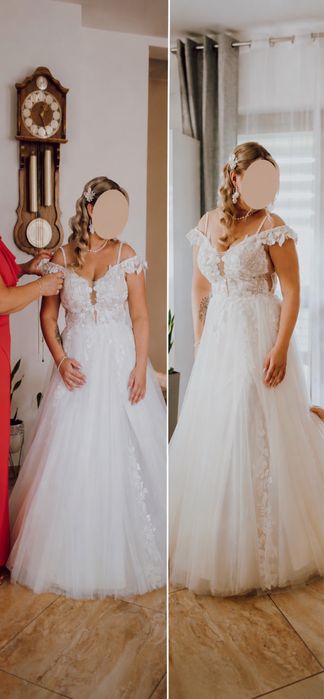 Suknia slubna rozmiar M/L elegancka glamour