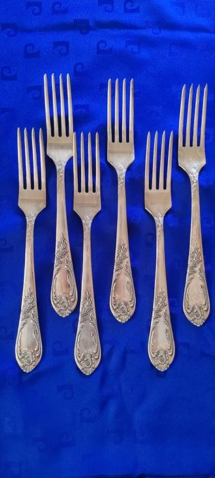 Виделка столова мельхіор, довжина 20см,Завод імені Шевченка