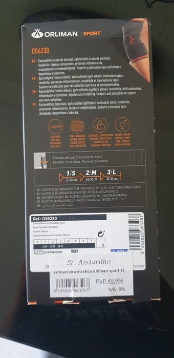 Cotoveleira elástica
