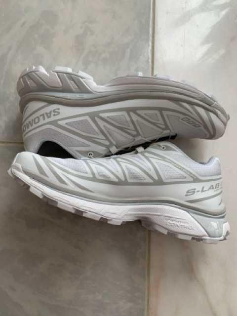 Salomon XT-6 White/Lunar Rock EU 41⅓ - Como Novos