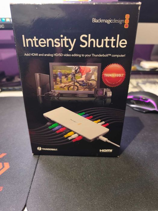 blackmagic intensity shuttle thunderbolt