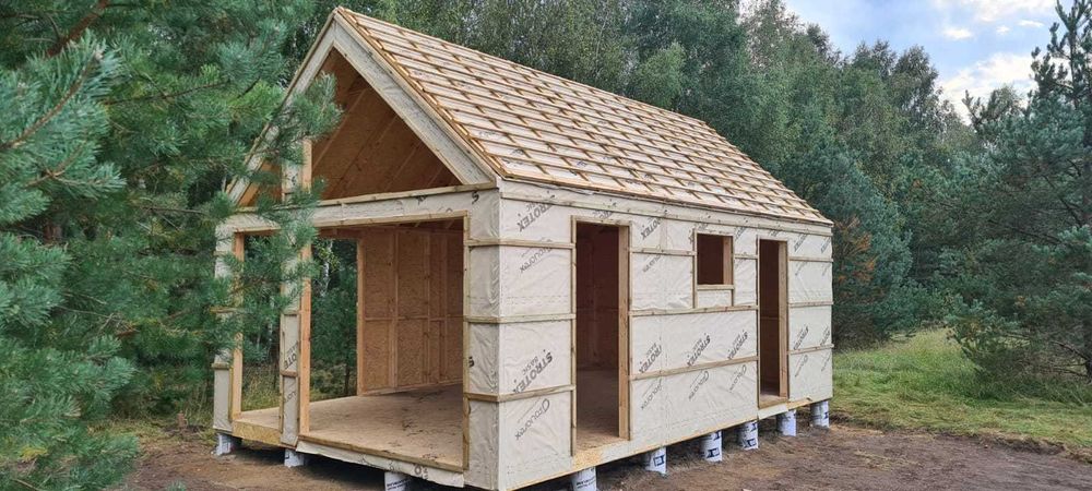 Domek letniskowy, dom drewniany na zgłoszenie 35m2 , 70 m2