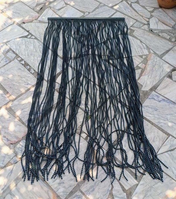 Cortina plástica fitas para porta mosquiteira 2mt