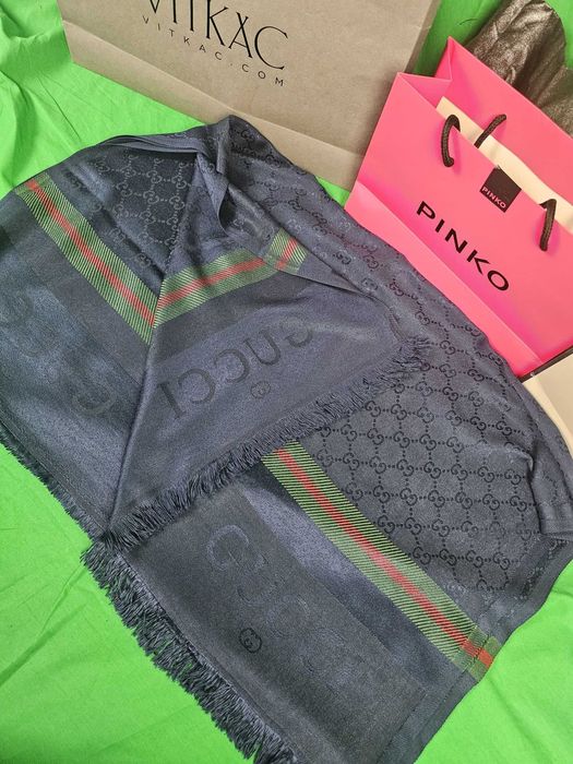 Szalik chusta Louis Vuitton LV nowość bawelna Gucci unisex