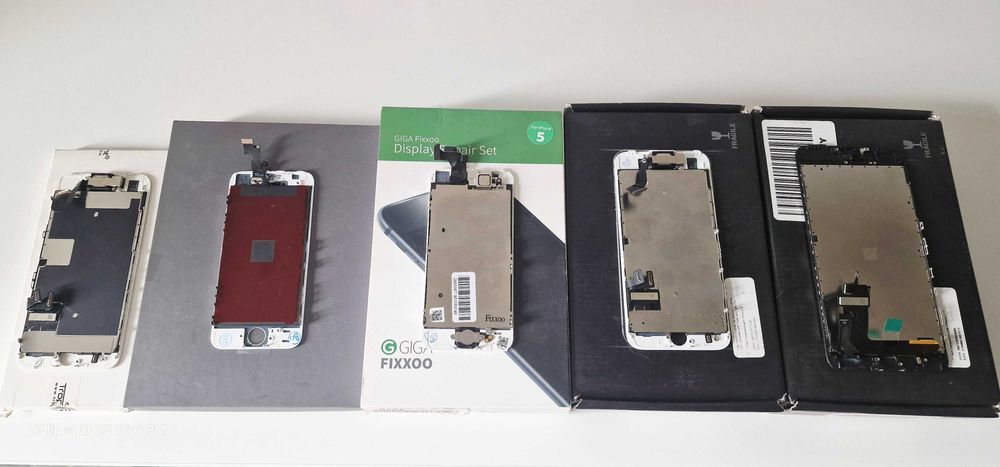 Zestaw wyswietlaczy iphone 5 7 8