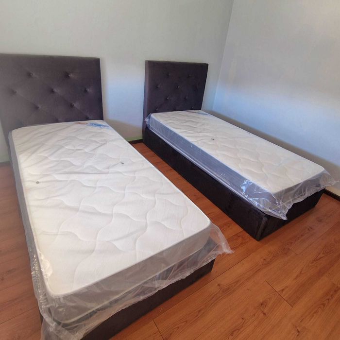 Camas de Solteiro Estofadas de Luxo 199€ - Disponíveis em Várias Cores! 190x90m! topp de Gama Novas Direto Da Fabrica