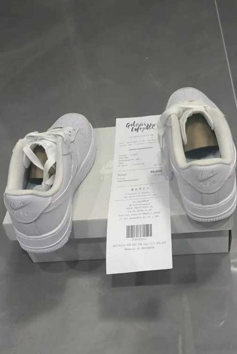 Nike Air Force 1 One All White 36