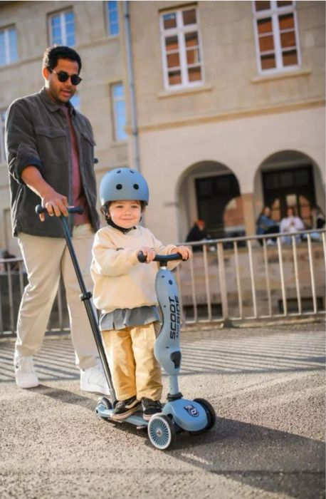 Самокат Scoot and Ride серії Highwaykick-1 Push and Go світло-синій.