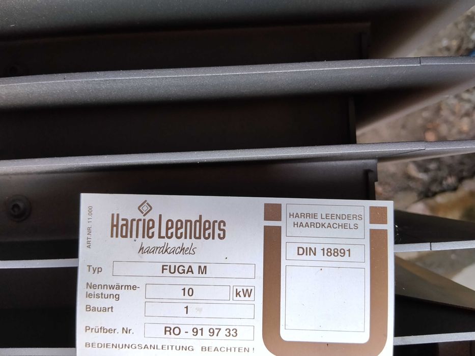 Sprzedam kominek / piec Harrie Leenders FUGA M INOX 10KW