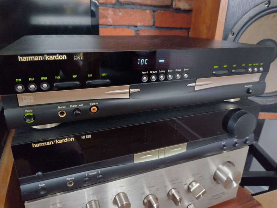 Nagrywarka CD Harmon Kardon CDR2 uszkodzona