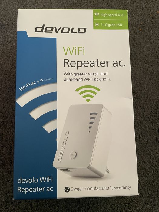 Repetidor WiFi Repeater AC | Branco | Devolo