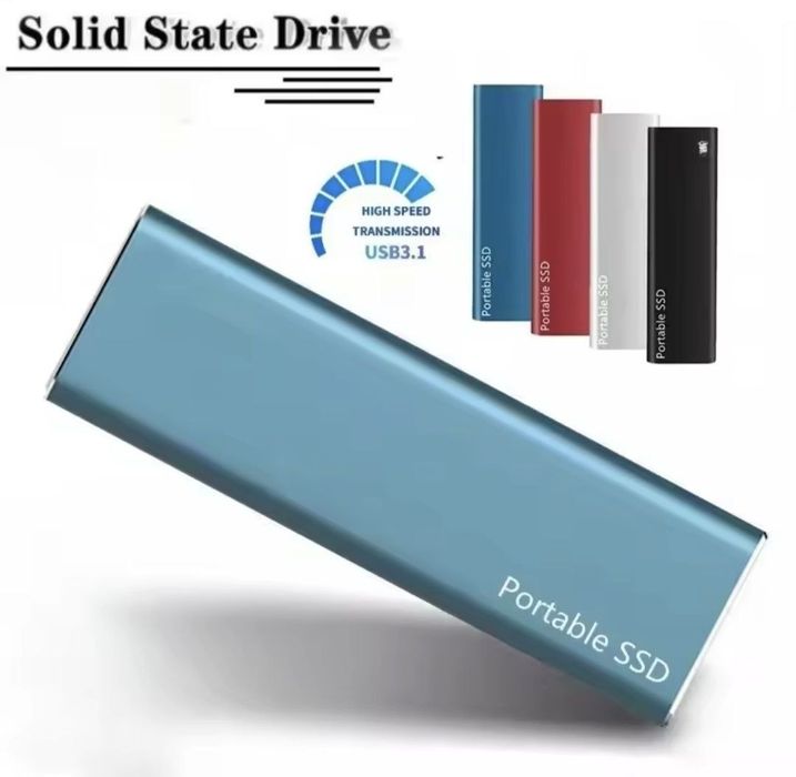 Портативний зовнішній жорсткий диск 2TB ssd для ПК