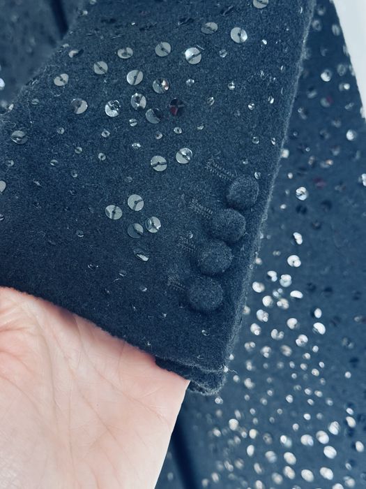 TwinSet plaszcz z wełną rozm s