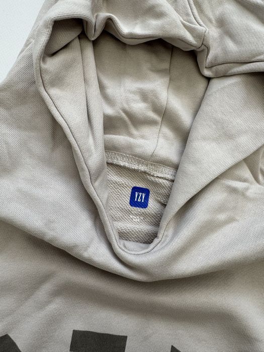 Худи GAP X BALENCIAGA X YEEZY s m l белая white  vetements