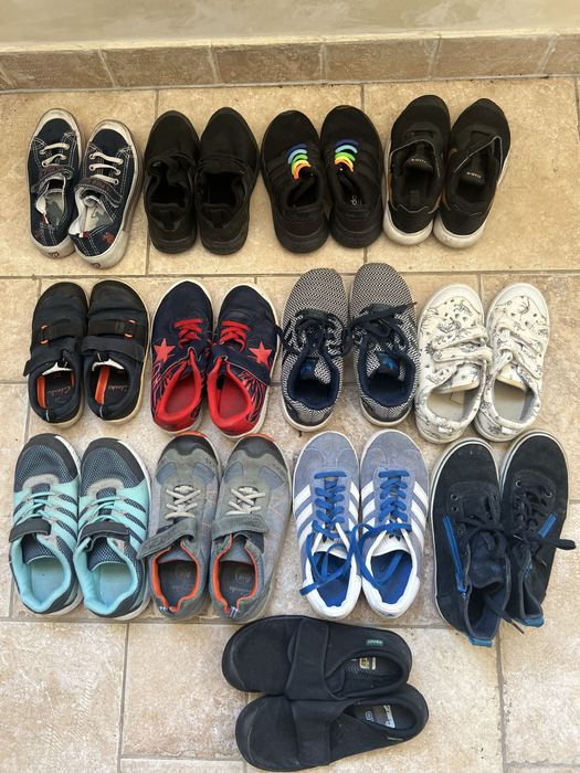 Пакет взуття на хлопчика. Adidas, Nike, Crocs, Superfit, Teva, Clarks