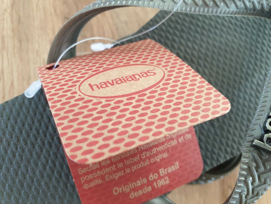 Nowe klapki basenowe, japonki Havaianas, rozmiar 35/36