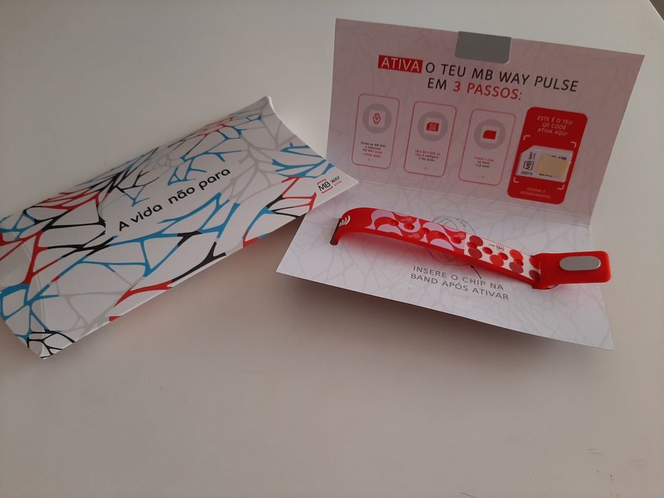MBWAY Pulse Band Vermelho 10 anos