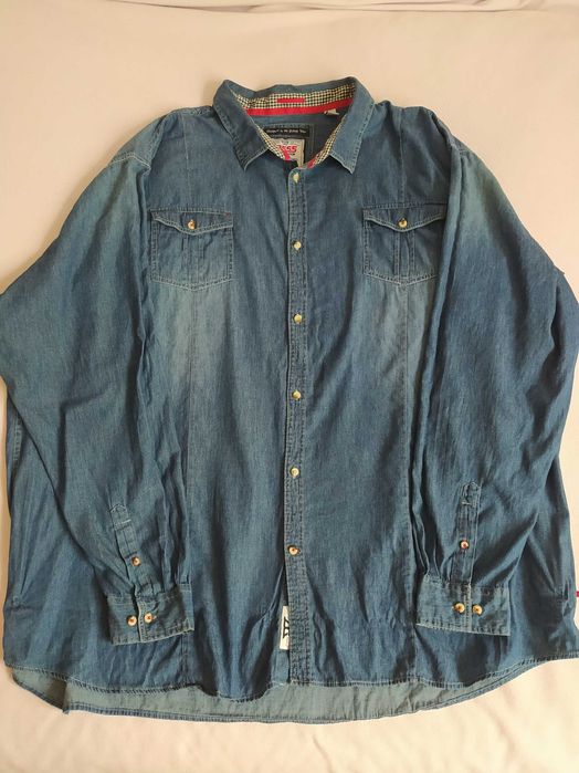 Koszula jeansowa Duke D555 duża r. 5XL/6XL