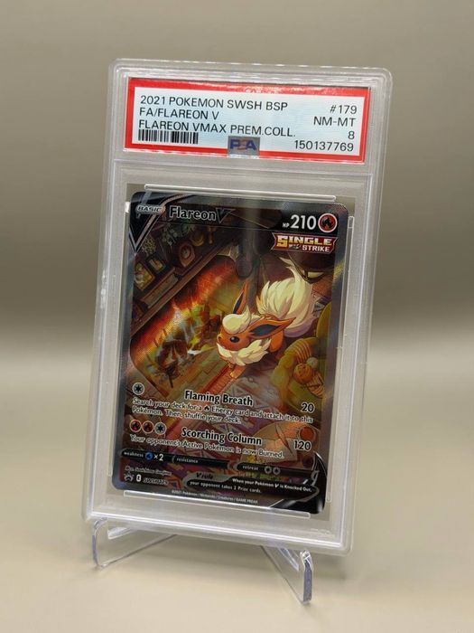Pokemon PSA слаб SWSH Flareon , Charizard , Vaporeon