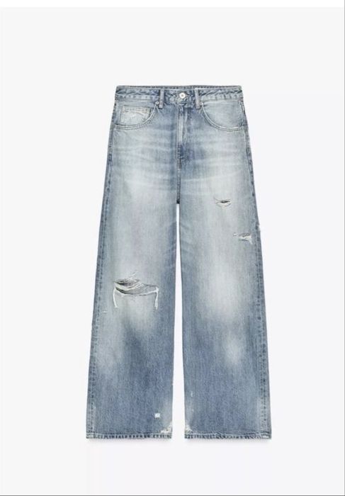 джинси zara wide leg