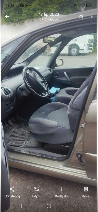 Citroën Xsara Picasso 2008 – Diesel  uszkodzony silnik