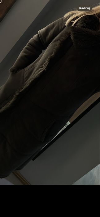 Kożuch ciemno zielony TKMAXX r.S