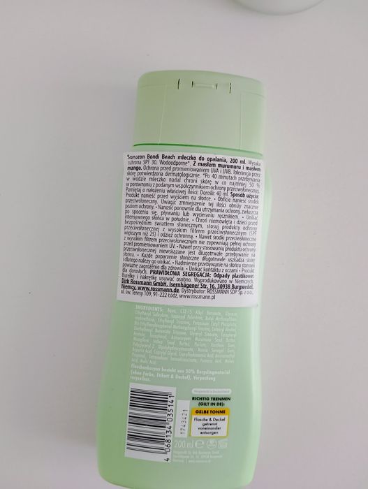 SUNOZON Bondi Beach Mleczko do opalania, SPF 30 200 ml