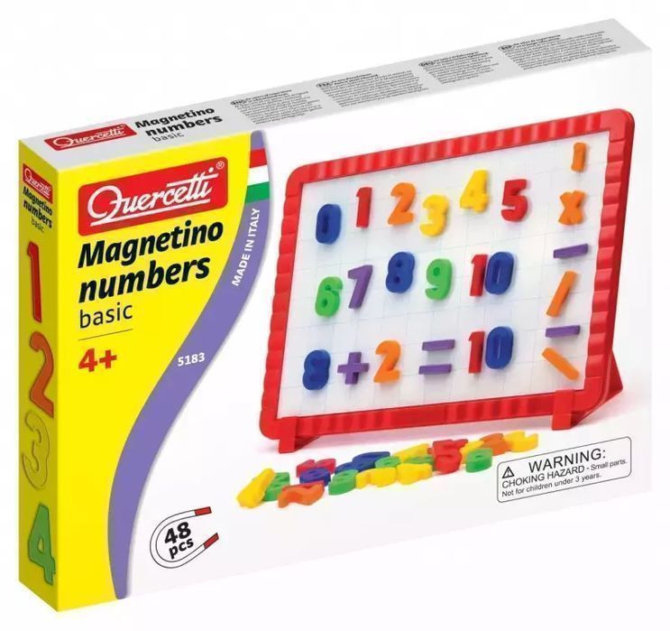 Tablica Magnetyczna Z Cyframi, 48 Elementów Quercetti