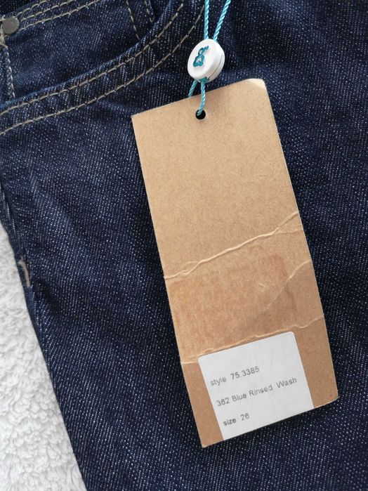 Nowe granatowe spodnie ciążowe  jeansowe jeansy Queen Mum ok. 36 - 38