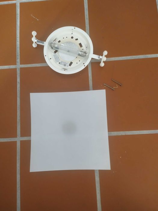 Candeeiro de teto de vidro