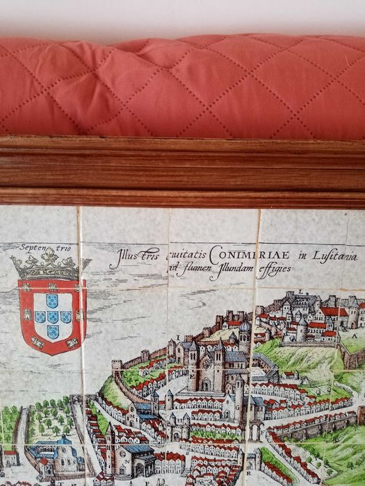 Quadro - Coimbra antiga (em azulejo com moldura de madeira)