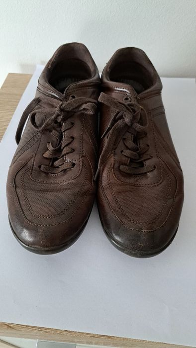 Buty półbuty męskie lasocki brązowe 41