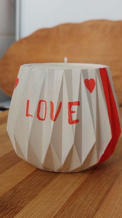 Свеча в кашпо свічка в кашпо