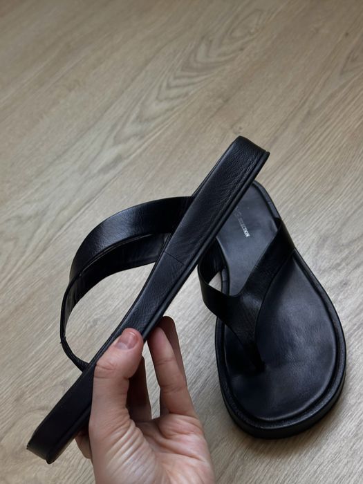 В'єтнамки Mango Selection чорні шкіряні 38 розмір