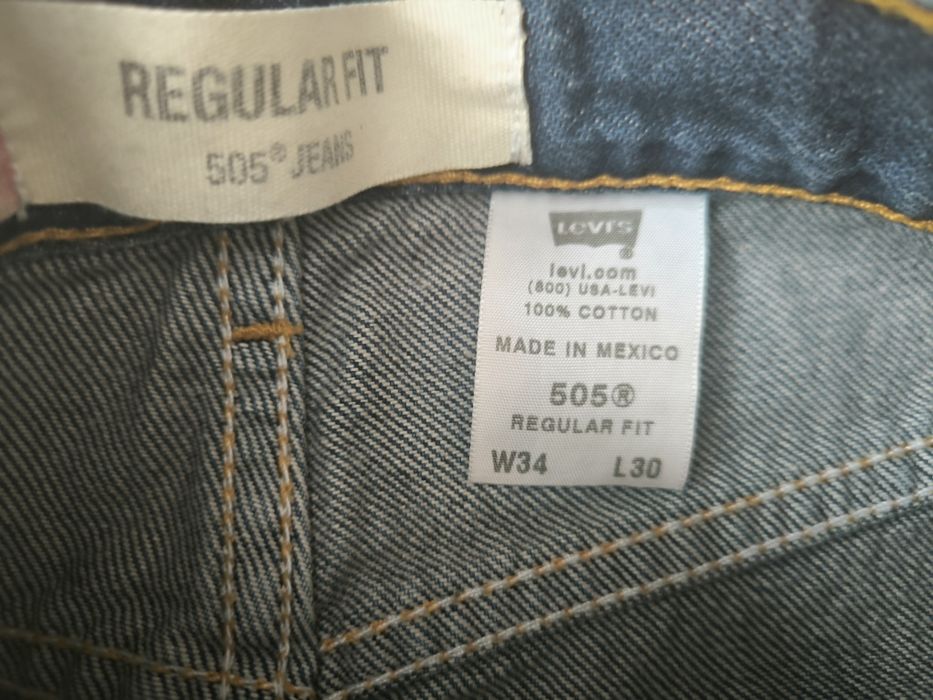 Spodnie Levi's 505 kupione w USA nowe bez metki