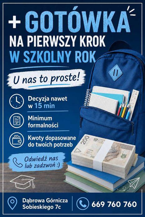 SZYBKA GOTÓWKA! Wypłata do ręki!