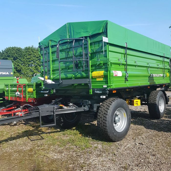 Pronar PT612  Przyczepa dwuosiowa PT612  PRONAR, szer. paletowa, plandeka GRATIS