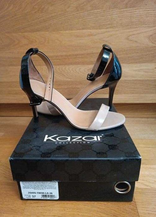 czółenka na obcasie 8 cm. - Kazar 37