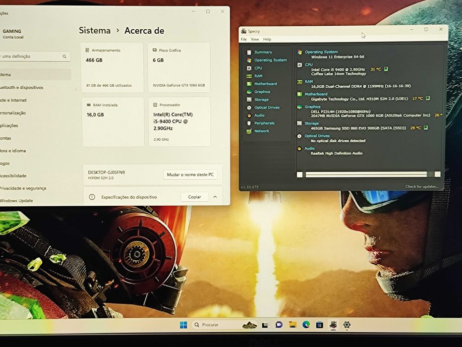 Pc Gaming Core i5/Nvidia 1060 6Gb/16Gb Ram