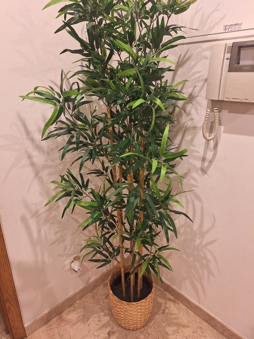 Planta artificial + vaso