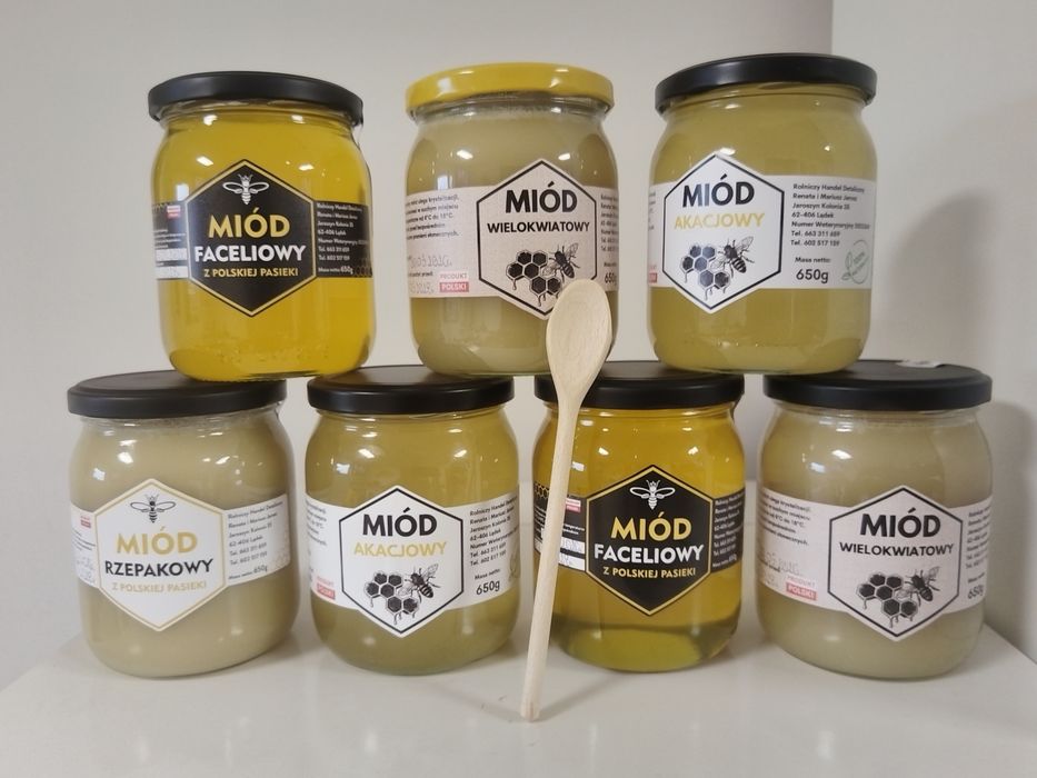 Zestaw Miodów z Własnej pasieki 650g