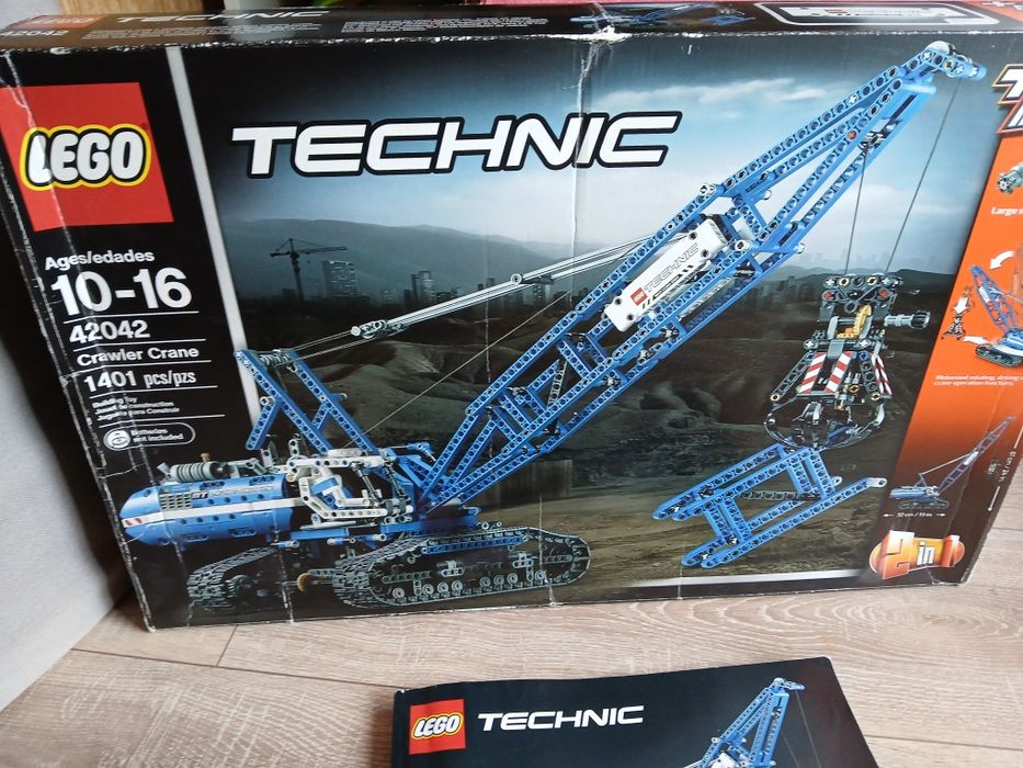 Lego Technic 42042 dźwig 2 w 1 żuraw Power Functions